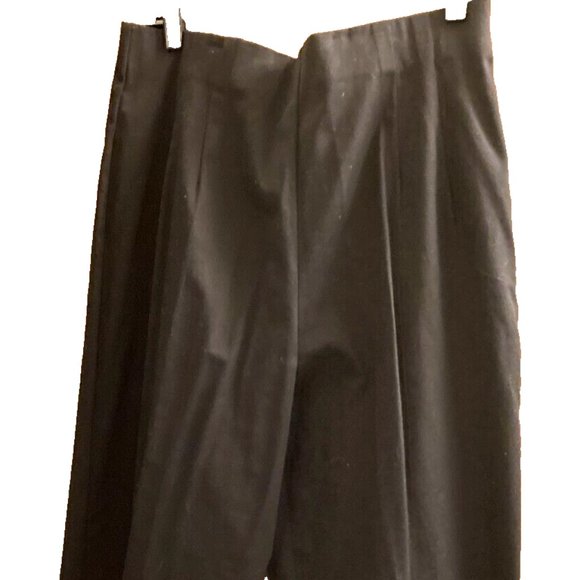 Jaclyn Smith Women's Comfort / Career Pants Black Side Zipper Wide Waistband 16M - Picture 1 of 9